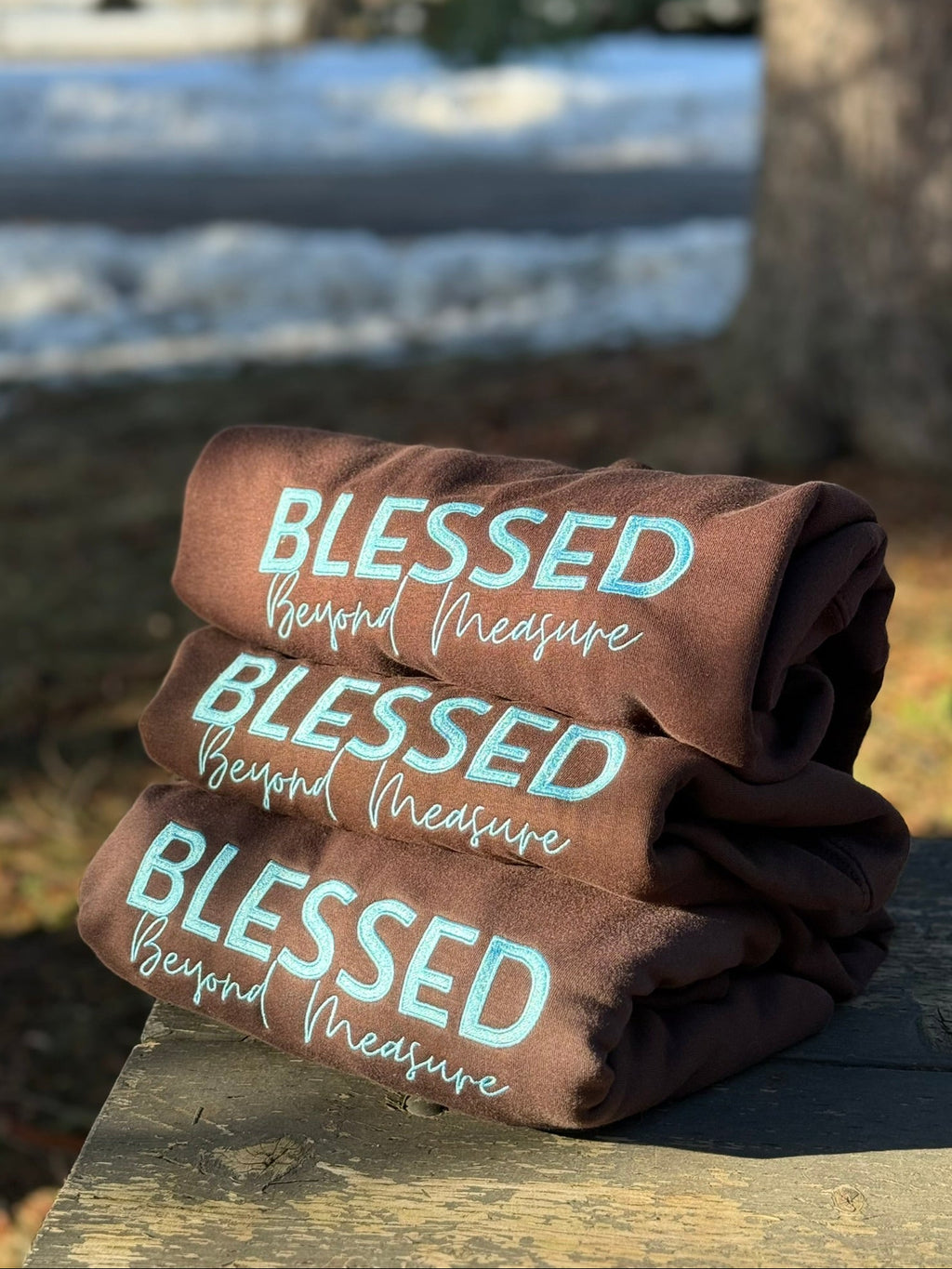 BLESSED-Embroider Hoodie